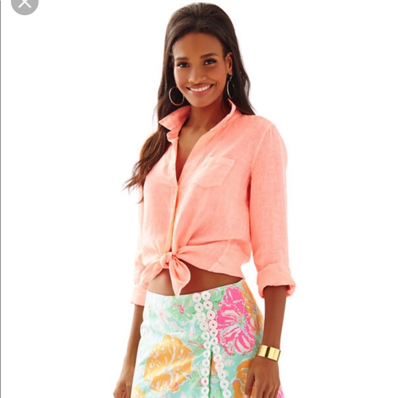 Lilly Pulitzer Tops - NWT Lilly Pulitzer Anna Maria Shirt